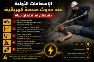 الإسعافات الأولية عند حدوث صدمة كهربائية: دقيقتان قد تنقذان حياة